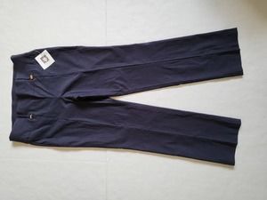 Anne Klein Navy Straight Stretch Pants Size 8